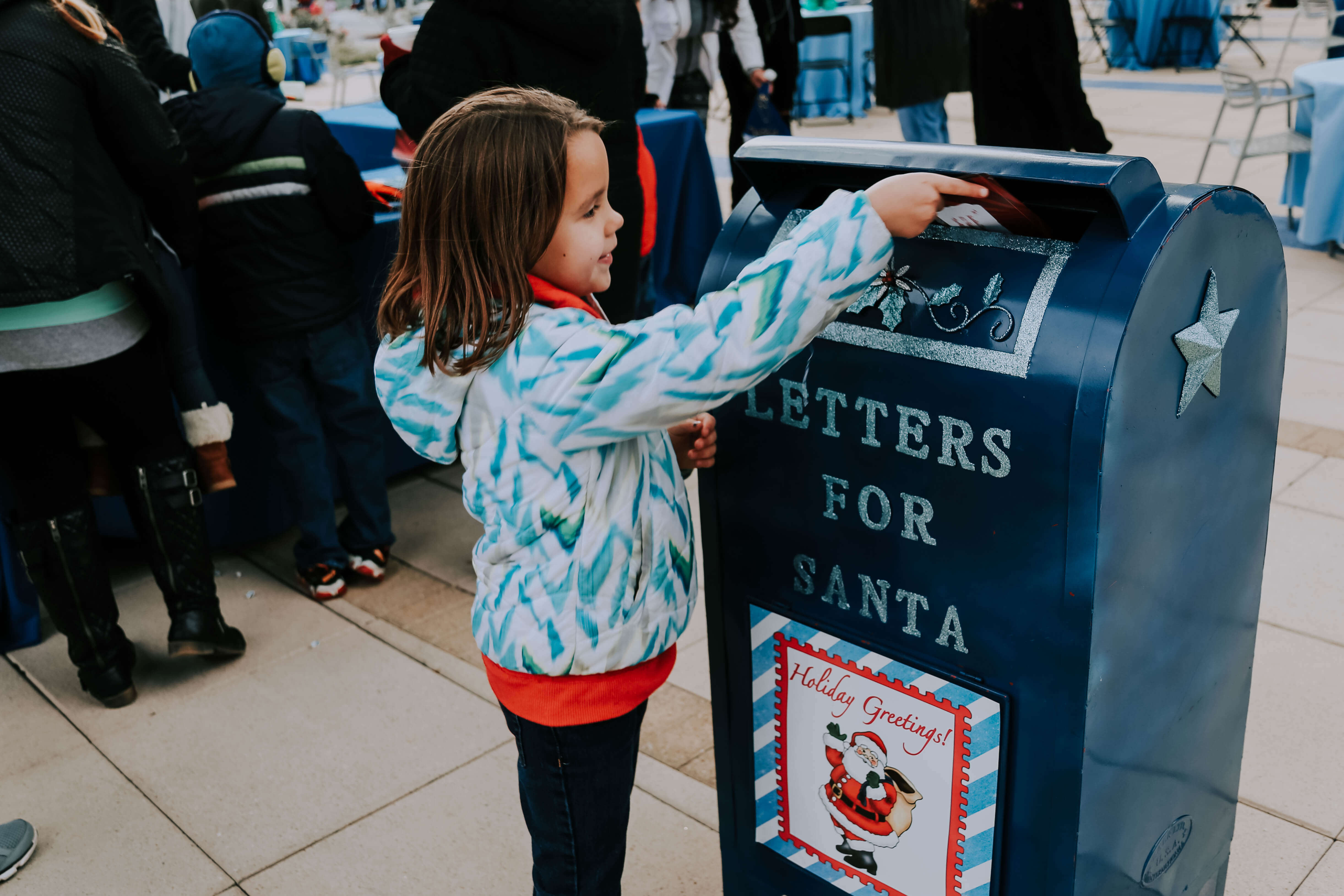 Activities for children at a corporate holiday event